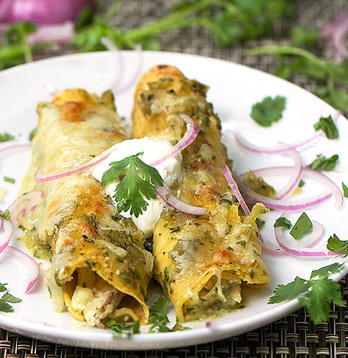 Enchiladas Verdes