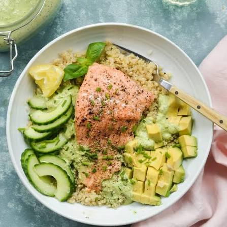 Salmon Quinoa Bowl